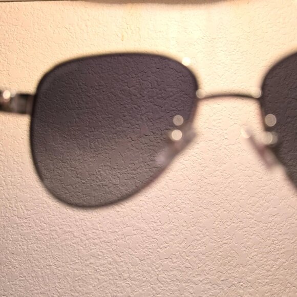 Coach Women's Polarized Aviator Sunglasses HC7111 9001T3 Silver - Picture 6 of 12